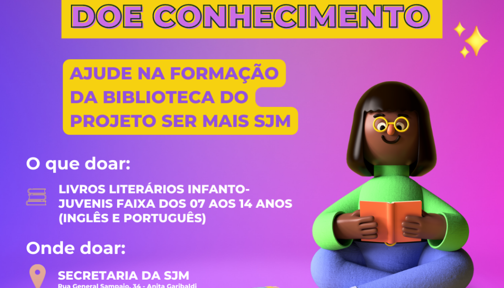 Campanha Doe um Livro Doe Conhecimento