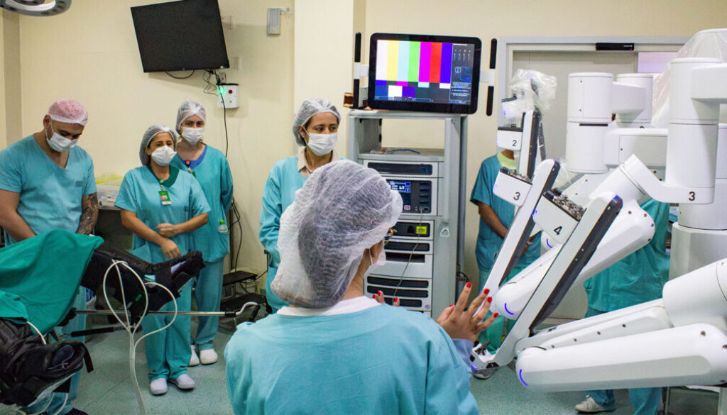 Cirurgia robótica em Joinville