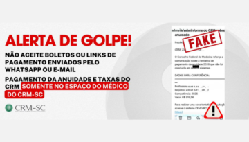 Alerta de golpe CRM SC